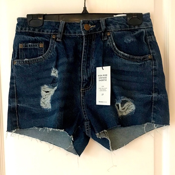 NWT Bluenotes High Rise Festival Shorts/Vintage Shortie - Picture 1 of 5
